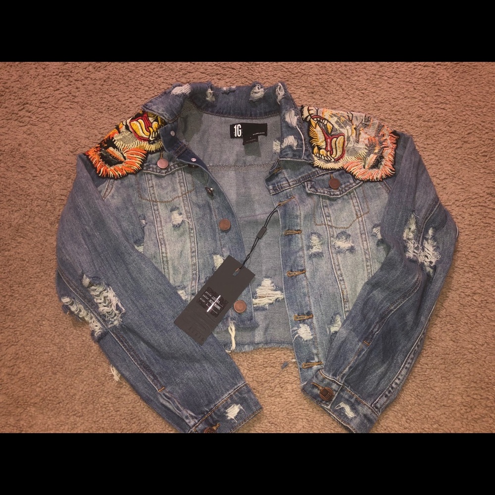 Distressed Denim Jacket